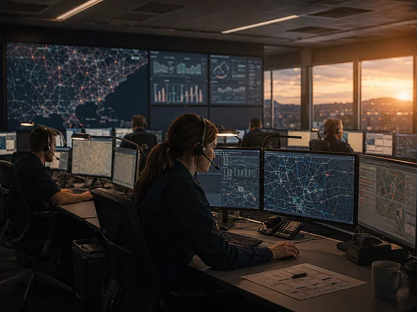 Fire and police control centre