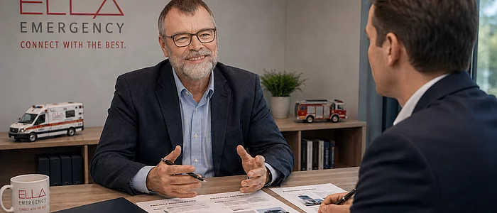 Client meeting with Andreas Plöger
